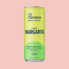 Green can of Recess Lime Margarita craft mocktail on a pink background