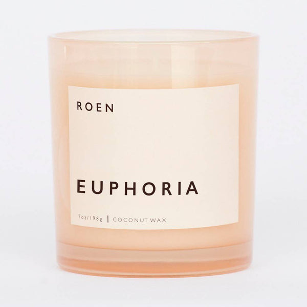 Euphoria Pink Glass Jar Candle