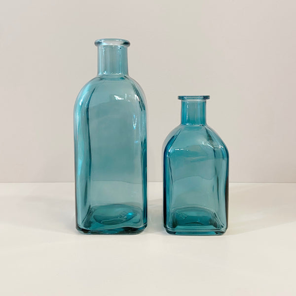 Colorful Bud Vases in Blue