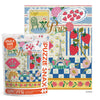 100-piece puzzle with Paris-themed design featuring the Eiffel Tower and strawberries.