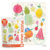 Fruit-themed 48 piece puzzle with packaging on a white background