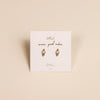 Tri Ball Stud Earrings