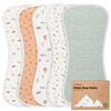 Organic Cotton Burp Cloths 5-Pack