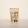 Brown kraft paper umami salt bag printed with ingredients and nutrition facts.
